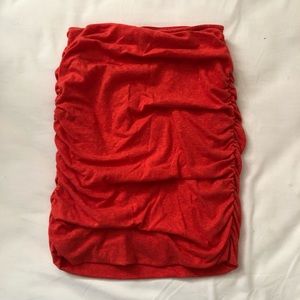 Hollister Red Mini Skirt